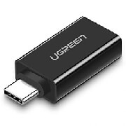 adaptor otg type c 31 to usb 30 ugreen us173 black 20808 photo