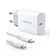 charger ugreen pd cd137 combo type c i6 cable white 50698 photo