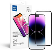 blue star tempered glass for apple iphone 14 pro max 5d full cover black photo