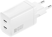 4smarts travel wall charger pdplug dual 45w gan 2x usb type c ports white photo 4smarts travel wall charger pdplug dual 45w gan 2x usb type c ports white photo