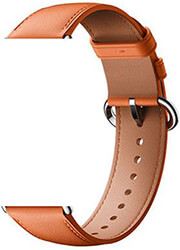 xiaomi leather q release strap orange watch 4 band 8 pro photo