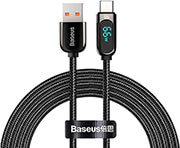 baseus display cable usb to type c 66w 2m black photo