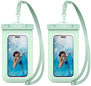 spigen aqua shield waterproof 69 case a601 2 pack mint photo