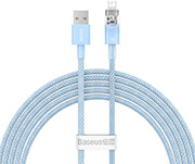 baseus fast charging cable usb a to lightning explorer series 2m 24a blue photo
