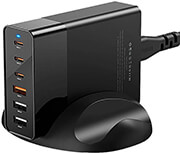 fortistis blitzwolf wall charger 75watt 3x usb 3x type c black photo