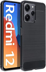 carbon case for xiaomi redmi 12 4g redmi 12 5g black photo
