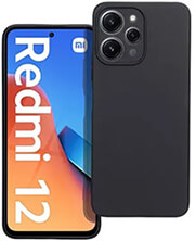 matt case for xiaomi redmi 12 4g redmi 12 5g black photo