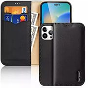 dux ducis hivo leather wallet case for apple iphone 15 pro max black photo
