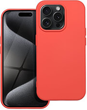 silicone case for iphone 15 pro peach photo