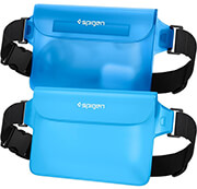 spigen aqua shield waterproof waist bag a620 2 pack sea blue photo