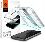 spigen glass tr ez fit 2 pack transparency for iphone 15 pro max photo