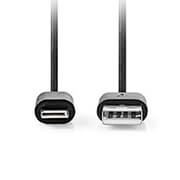 nedis ccgl39300bk20 lightning usb 20 cable apple lightning usb a male 200m black photo