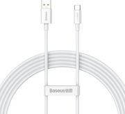 baseus superior series cable usb to type c 65w pd 2m white photo
