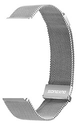 dux ducis milanese steel magnetic strap for samsung galaxy watch huawei honor xiaomi 22mm silver photo