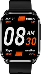 smartwatch qcy gs s6 black photo