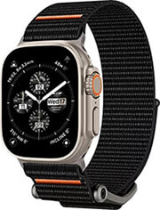 spigen durapro flex ultra band black for apple watch 49mm 45mm 44mm 42mm photo