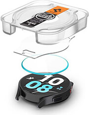 spigen glass tr ez fit 2 pack for samsung galaxy watch6 40mm photo