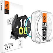 spigen glass tr ez fit 2 pack for samsung galaxy watch6 44mm photo