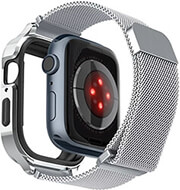 spigen metal fit silver for apple watch 41mm 40mm 38mm photo