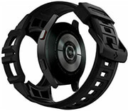 spigen rugged armor pro charcoal gray for samsung galaxy watch5 watch4 44mm photo