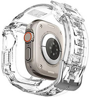 spigen rugged armor pro crystal clear for apple watch ultra 2 ultra 49mm photo