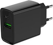 gembird 2 port 20 w usb fast charger black photo