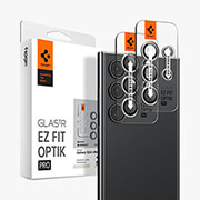 spigen glass tr ez fit optik pro 2 pack gray for samsung galaxy s24 ultra photo