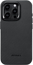 pitaka magez pro 4 600d case black grey twill for iphone 15 pro max photo