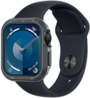 spigen rugged armor dark gray for apple watch 45mm 44mm photo