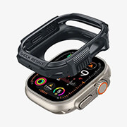 spigen rugged armor dark gray for apple watch ultra 2 1 49mm photo