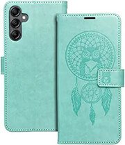 mezzo book case for samsung a14 4g a14 5g dreamcatcher green photo