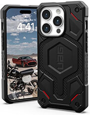 uag monarch pro magsafe kevlar black for iphone 15 pro photo