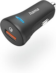 hama 201633 qualcomm quick charge 30 fast charger for car usb a 195 w black photo