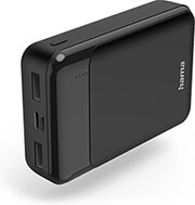 hama 187285 eco power 10 power pack 10000 mah outputs 1 x usb c 2 x usb a black photo