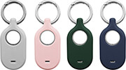 4smarts silicone case set for samsung galaxy smarttag2 white pink green blue photo