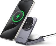 ugreen wireless charger w706 2in1 20w 167a black photo