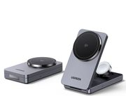 ugreen wireless charger w707 3in1 25w 167a grey photo