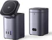 ugreen wireless charger x555 4in1 65w 325a 1 x usb a 2 x type c grey photo