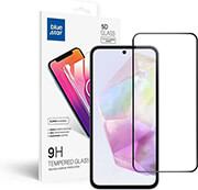 blue star tempered glass for samsung a35 5g full face full glue with frame small size photo blue star tempered glass for samsung a35 5g full face full glue with frame small size photo