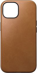 nomad modern leather case english tan for iphone 15 plus photo