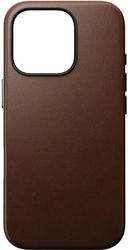 nomad traditional leather case brown iphone 16 pro photo
