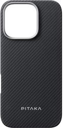 pitaka magez case 5 black grey twill for iphone 16 pro photo
