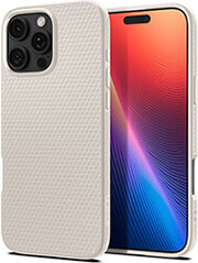 spigen liquid air natural titanium for iphone 16 pro photo