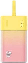 baseus powerbank popsicle 5200mah 20w lightning type c edition custard yellow photo