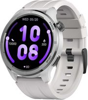 haylou solar neo silver smart call watch 153 tft screen bt53 ip68 waterproof sos emergency call photo