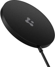 spigen power arc arcfield magnetic wireless charger black for fast charging 75w photo