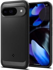 spigen rugged armor matte black for google pixel 9 pro pixel 9 photo