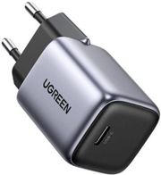charger gan ugreen cd319 30w pd combo type c 60w cable 1m space gray 25257 photo