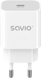savio la 09 wall usb charger white 30w photo