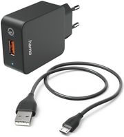 hama fast charger with micro usb charging cable hama 201621 photo